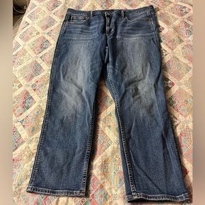 Gap cigarette high rise jean stretch 16. EUC